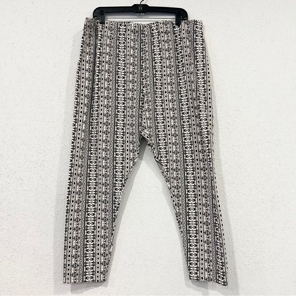 Cato Womens Multicolor Patterned Plus Size Leggings Size 22/24W